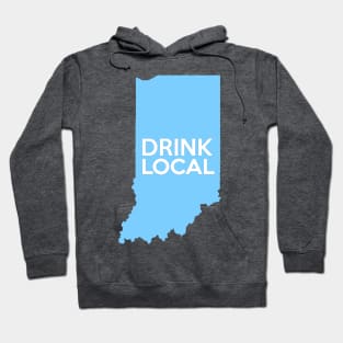 Indiana Drink Local IN Blue Hoodie